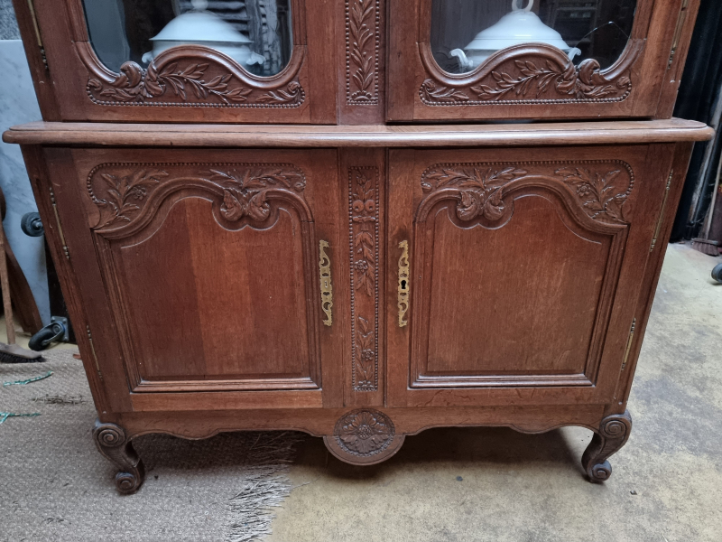 Antique Normand wedding dresser buffet