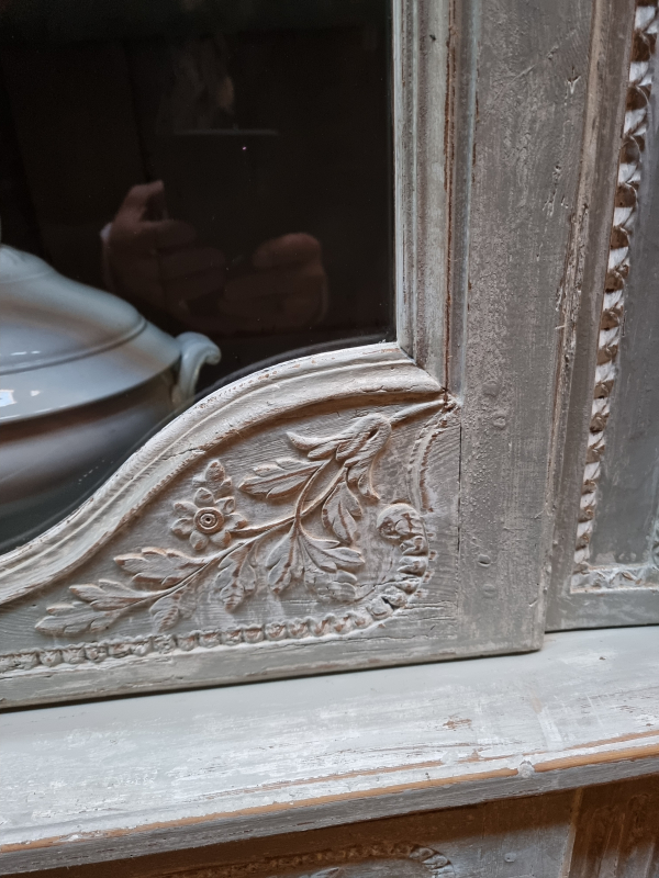 Antique Normand wedding dresser buffet