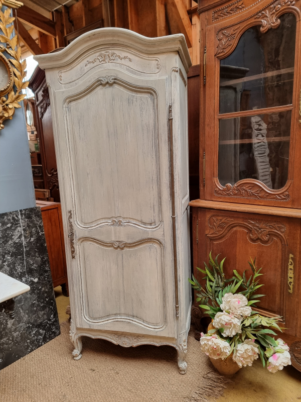 French Arched top painted cabinet