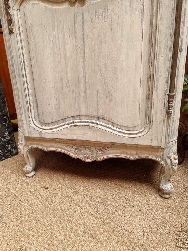 French Arched top painted cabinet