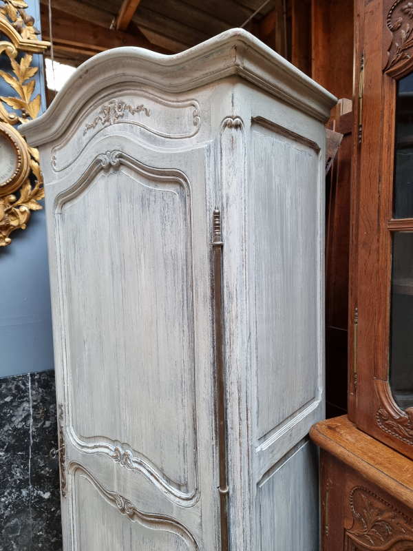 French Arched top painted cabinet