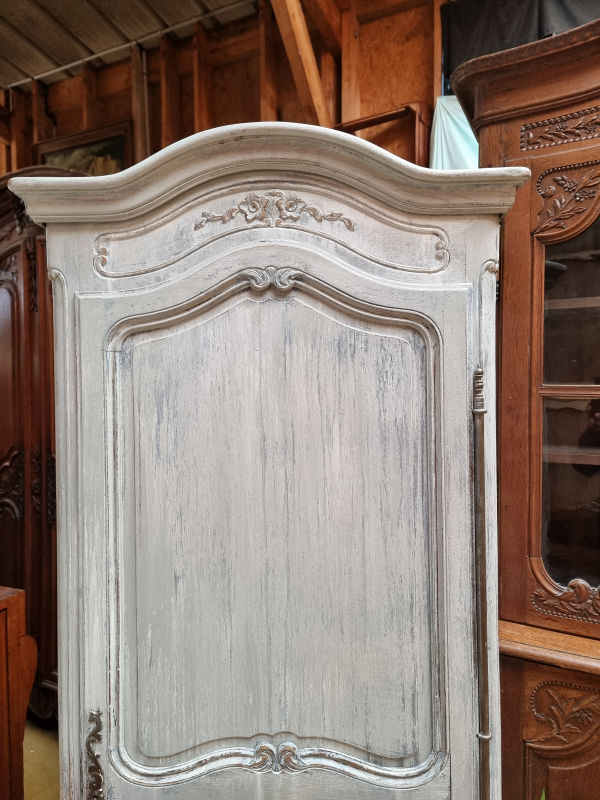 French Arched top painted cabinet