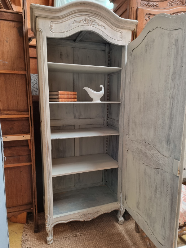 French Arched top painted cabinet