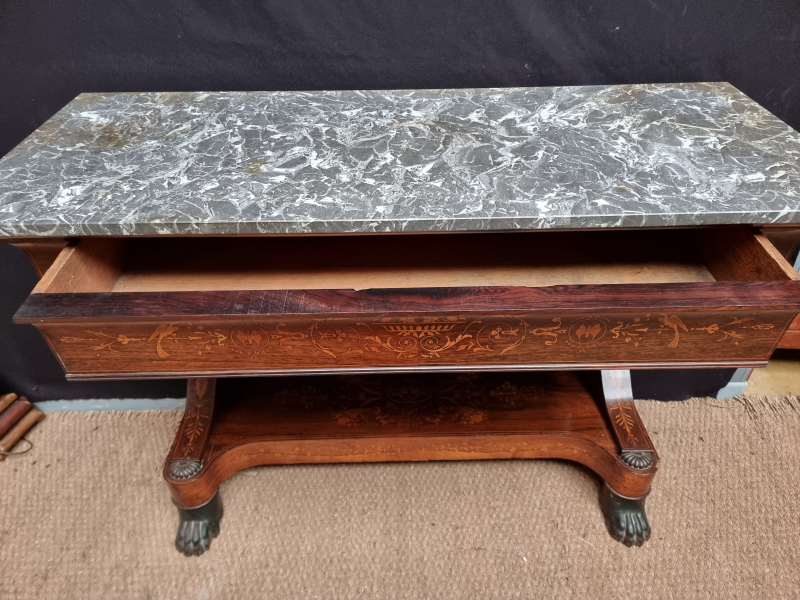French antique Charles X Console