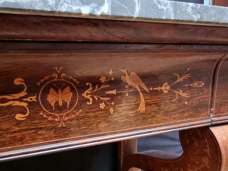 French antique Charles X Console