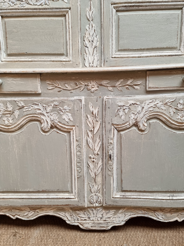 French antique Normand wedding cupboard