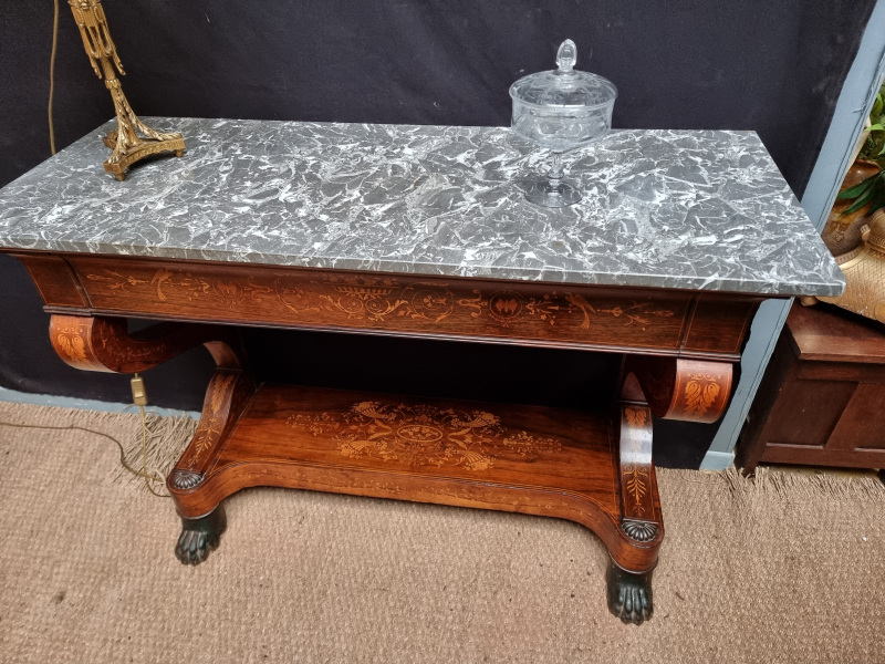 French antique Charles X Console