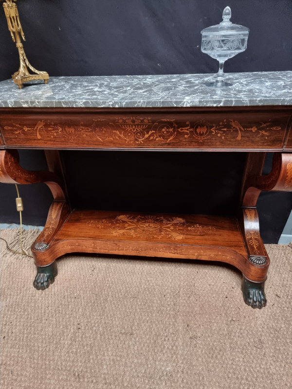 French antique Charles X Console