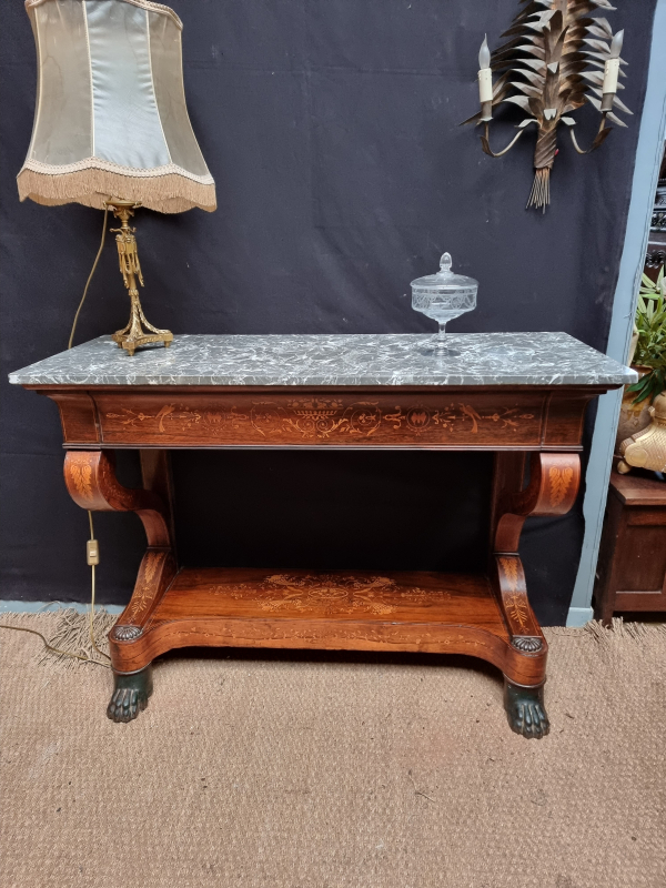 French antique Charles X Console