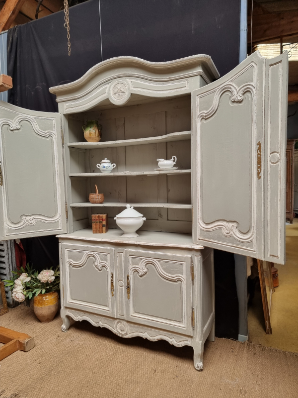 19 c.th French Arched top painted buffet
