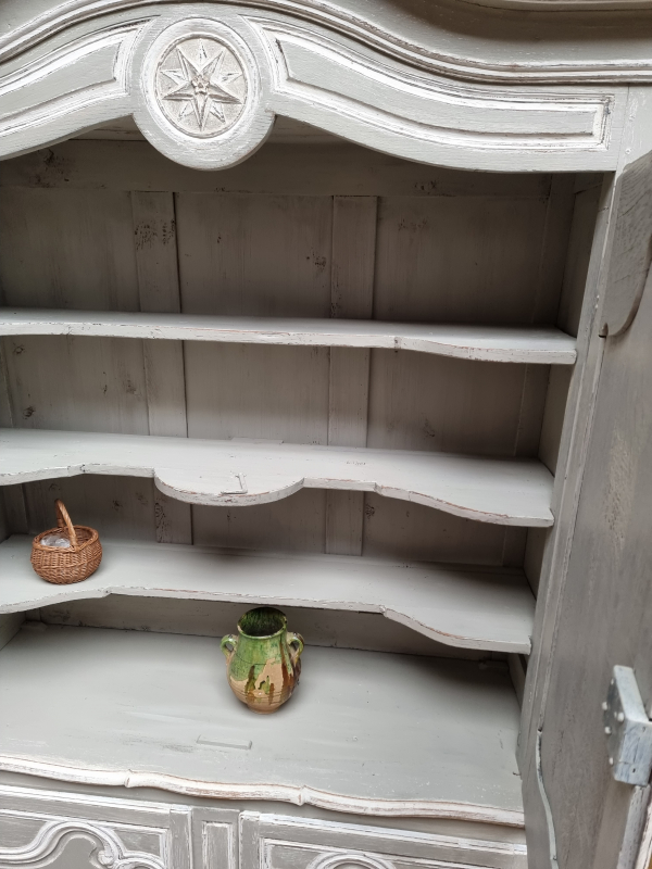 19 c.th French Arched top painted buffet