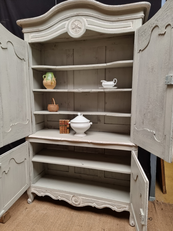 19 c.th French Arched top painted buffet