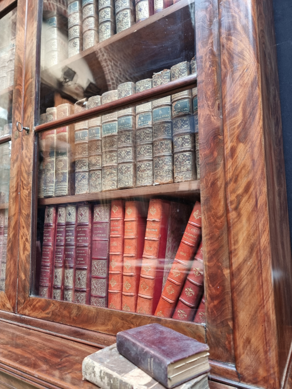 XIX C.th Mahogany Bookcase Cartonnier l