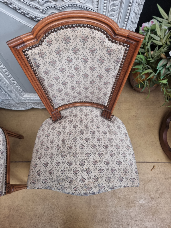 Set of 6 Directoire style chairs