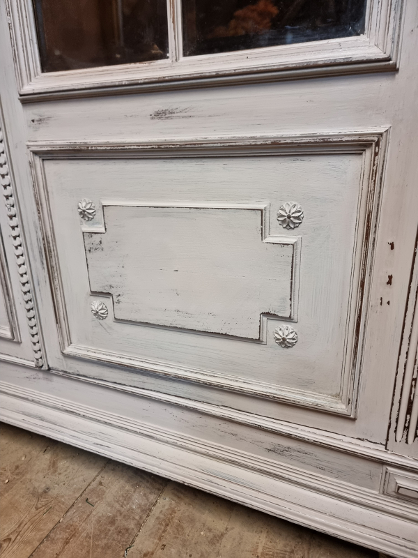 French Louis XVI style showcase bookcase