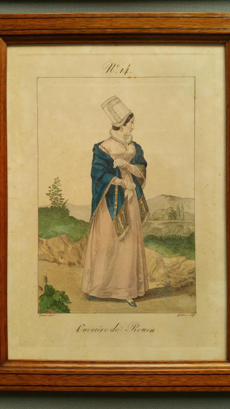 Norman costumes antique Engravings