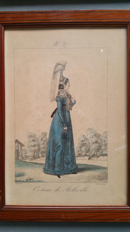 Norman costumes antique Engravings