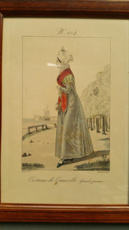 Norman costumes antique Engravings