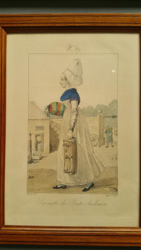 Norman costumes antique Engravings
