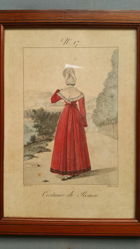 Norman costumes antique Engravings